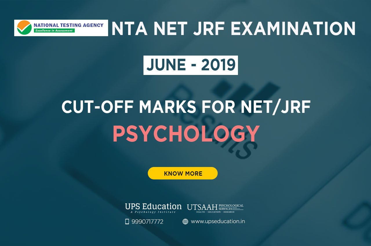 NET June 2019 psychology cutoff marks