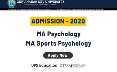 Guru Nanak Dev MA Psychology Admission 2020