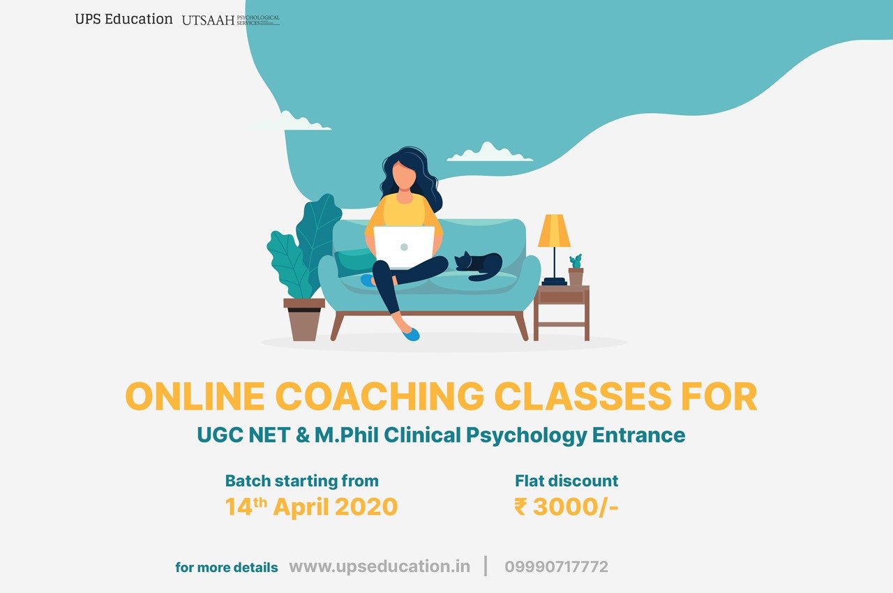 Online Coaching for UGC NET Psychology and online coaching for mphil clinical psychology entrance
