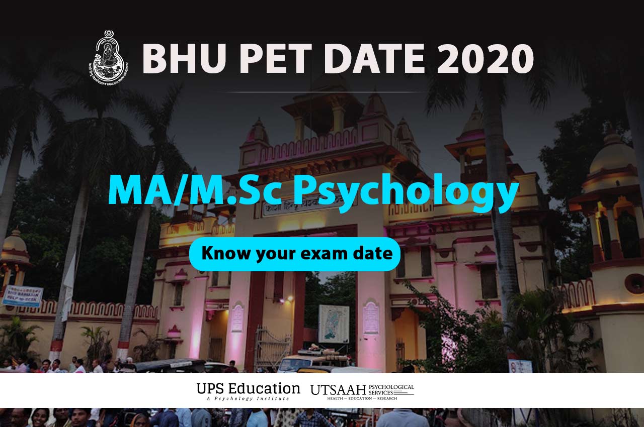 BHU MA/M.Sc Psychology Entrance Date 2020