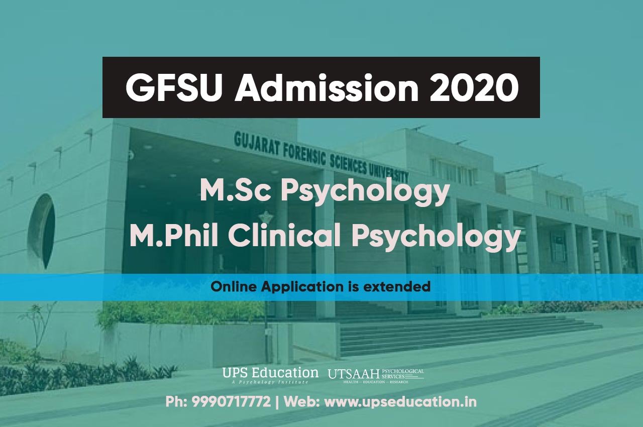 GFSU M.Sc/M.Phil Clinical Psychology Entrance 2020