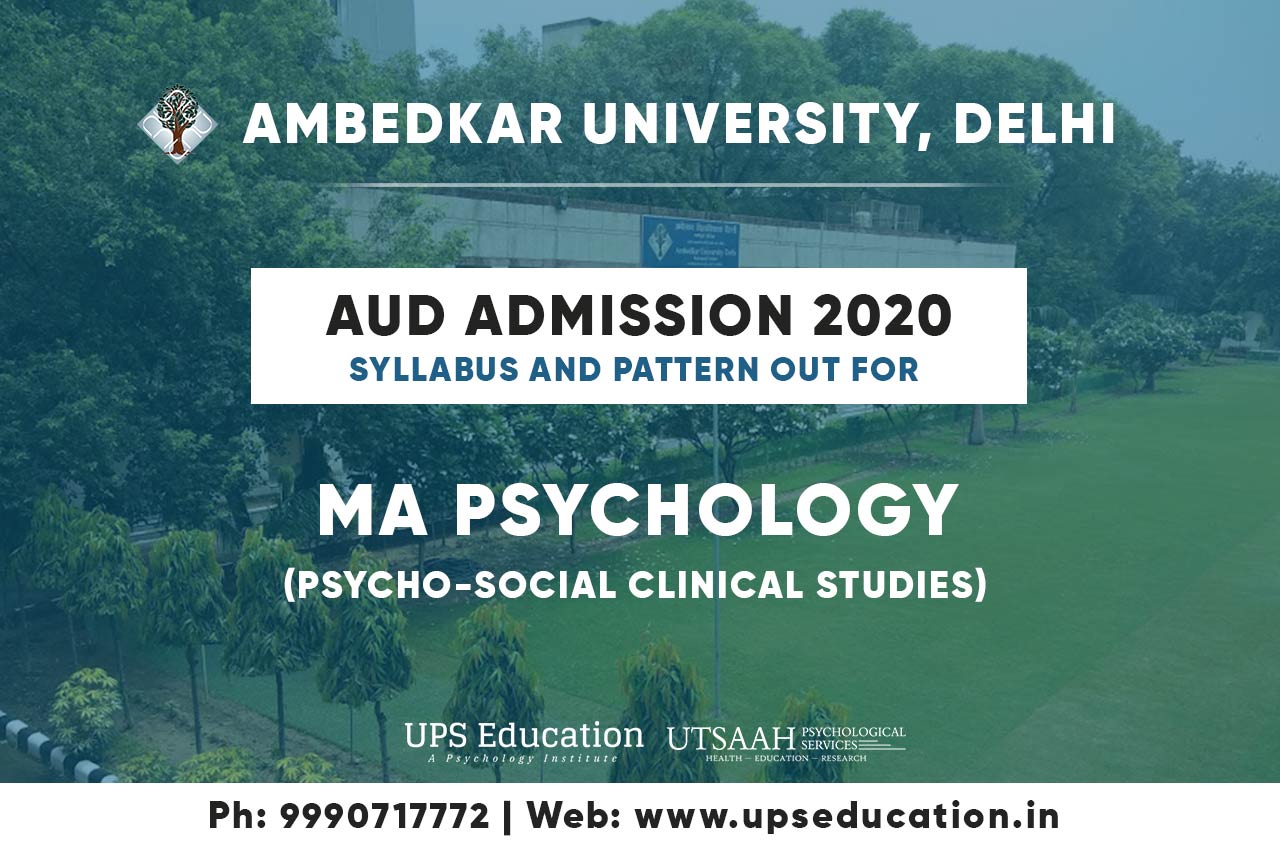 AUD announced the Syllabus and pattern of MA Psychology Entrance 2020