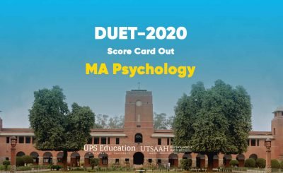 DUET-2020 Score card is released for MA Psychology Entrance 2020