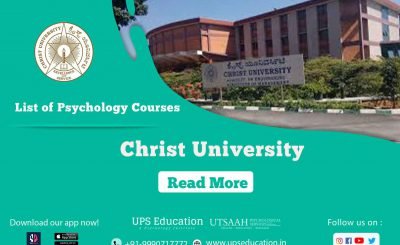 Christ university list of psychology courses