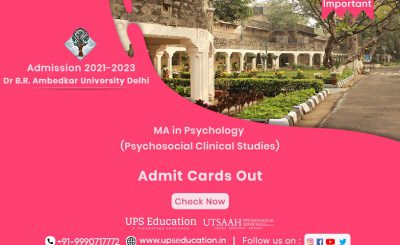 AUD MA Psychology 2021 Admit Card out —UPS Education