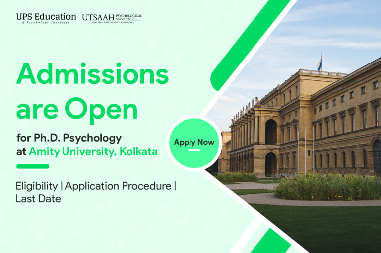 Admissions Open for PhD Psychology Amity University Kolkata ePsychology