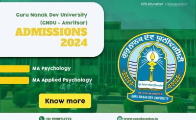 Guru Nanak Dev University MA Psychology Admission 2024