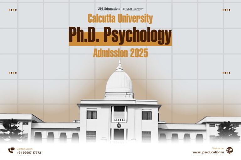 PhD Psychology Admission 2025 at Calcutta University - ePsychology