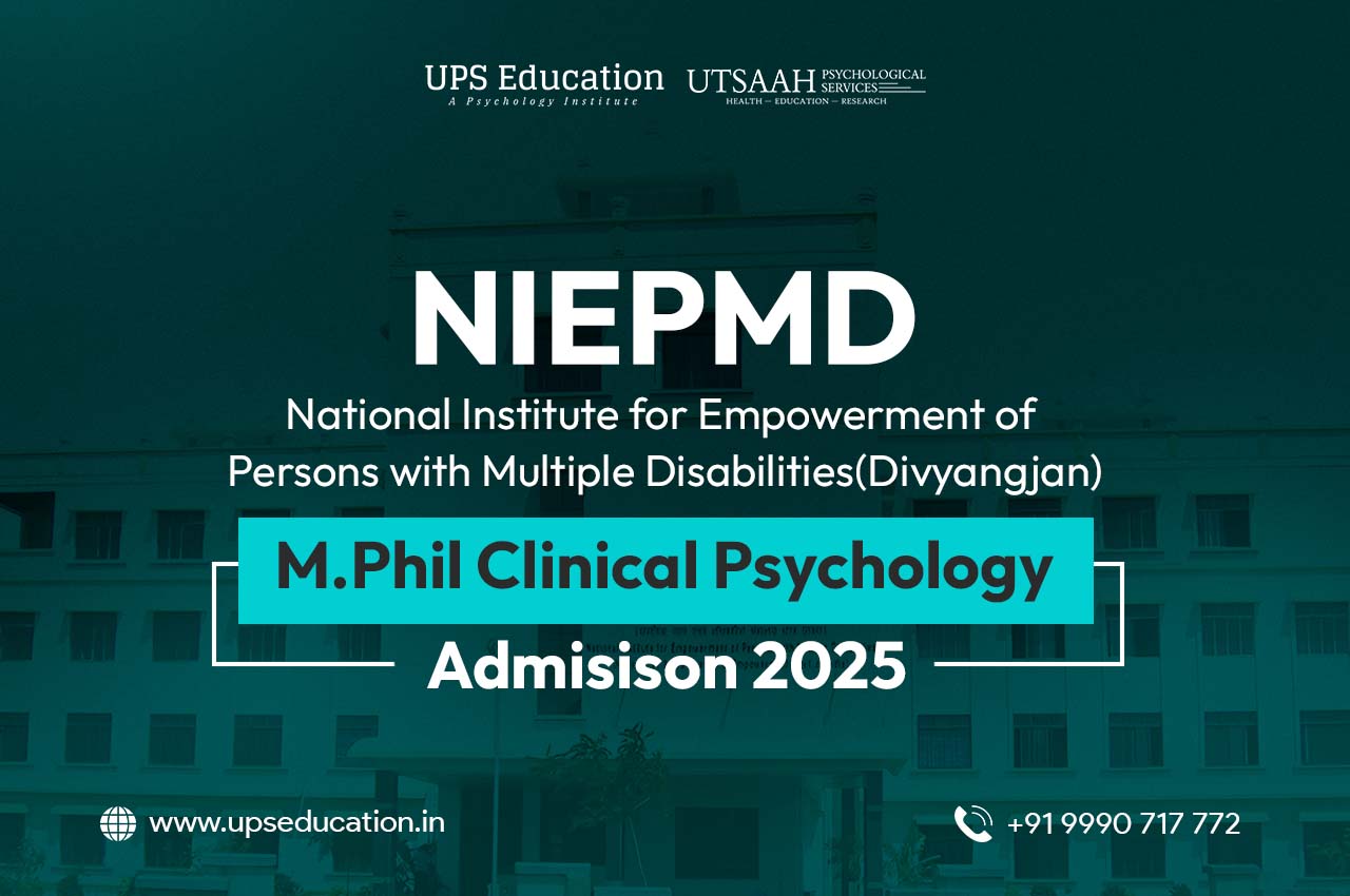 NIEPMD Chennai MPhil in Clinical Psychology 2025