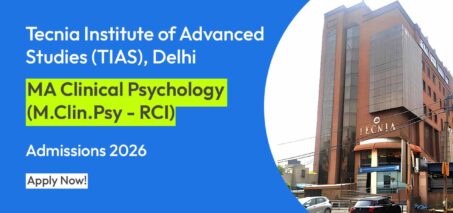 Apply Now | MA Clinical Psychology (RCI) 2026