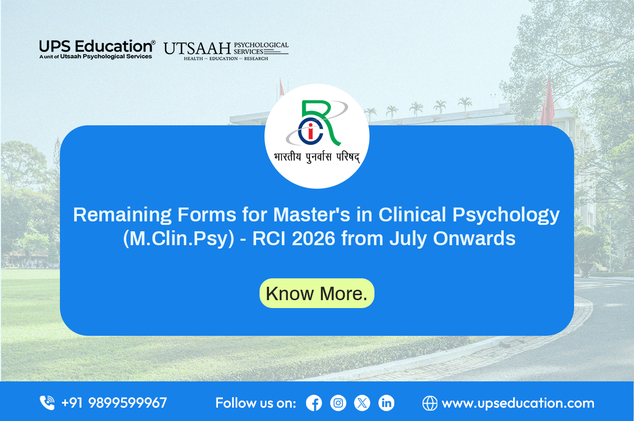 Remaining MClinPsy (RCI) Forms 2026: Admissions from July Onwards