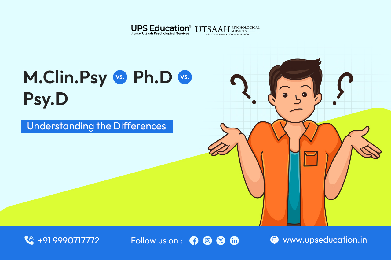 Confused about M.Clin.Psy vs PhD vs PsyD? Learn about their differences, clinical training, research focus, career paths, and professional recognition.