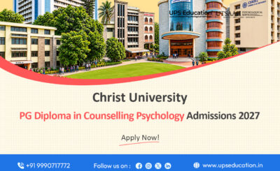 Christ University PG Diploma in Counselling Psychology Admissions 2027
