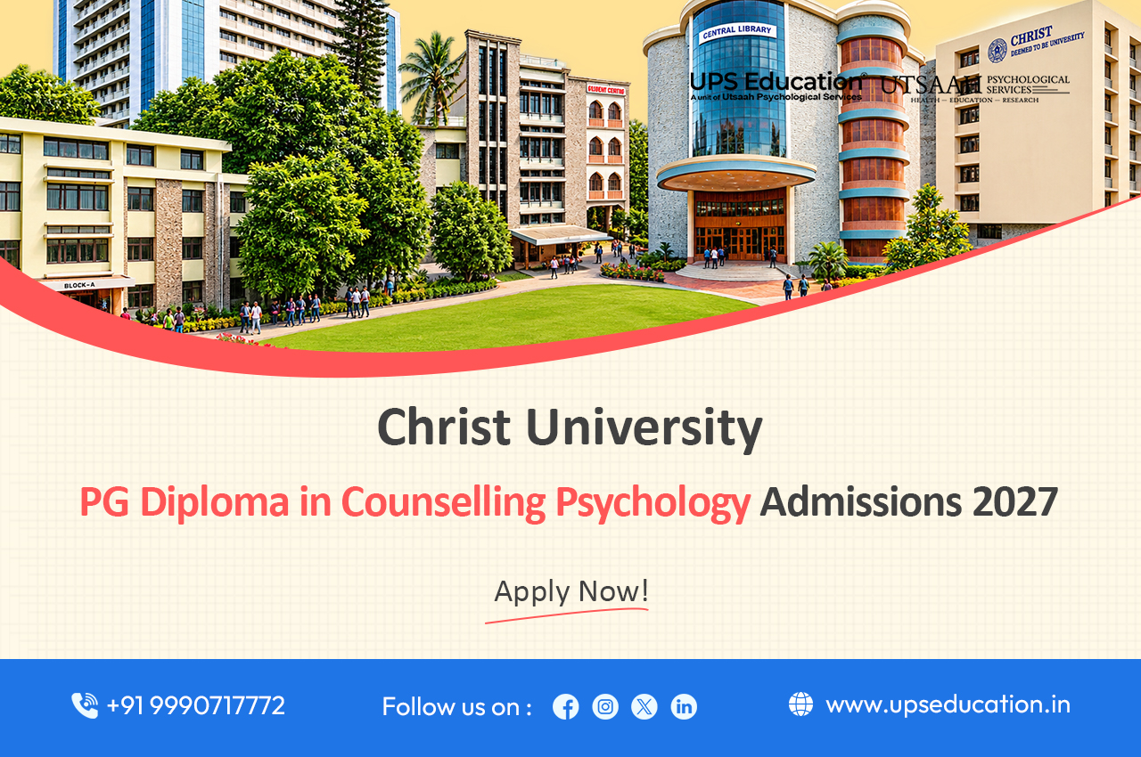 Christ University PG Diploma in Counselling Psychology Admissions 2027